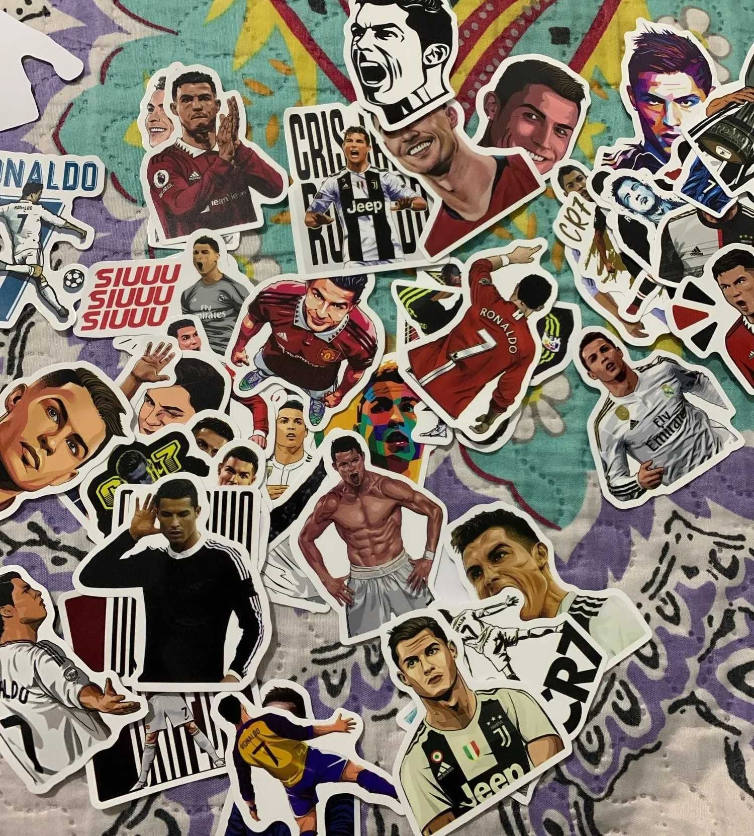 Водоустойчиви стикери 50х бр-Cristiano Ronaldo/Кристиано Роналдо/CR7