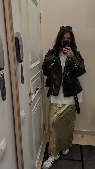 Вечерняя юбка в пайетках