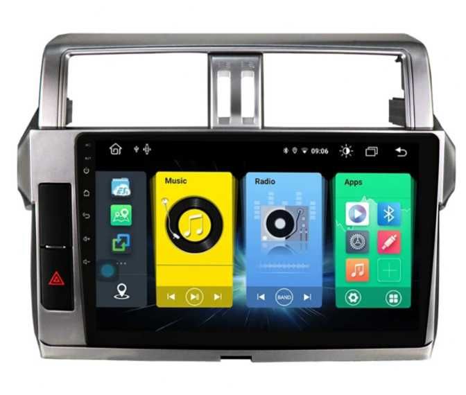 9-инчова мултимедия за TOYOTA Land Cruiser 150 Prado (2014–2017)камера