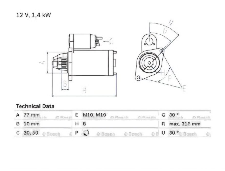 Стартер за лек автомобил