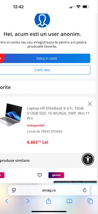 Nou Laptop HP Elitebook 6 G1i 16 inch Notebook AI PC