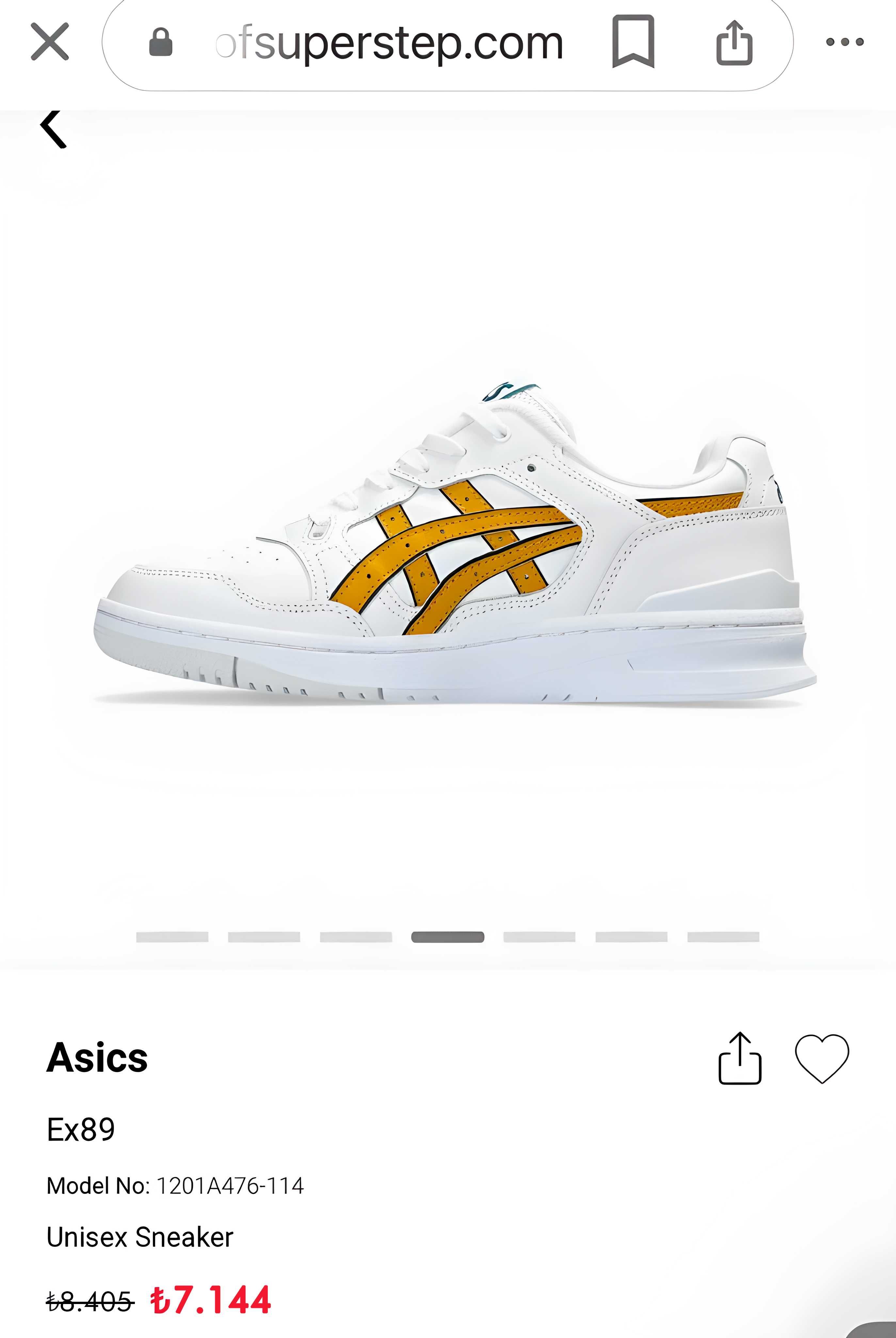 Кроссовки Asics Ex89