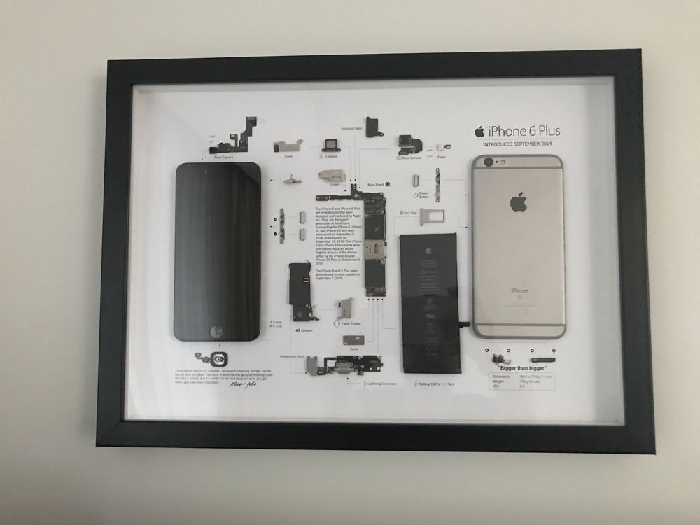 Продам стильную рамку с Iphone 6Plus