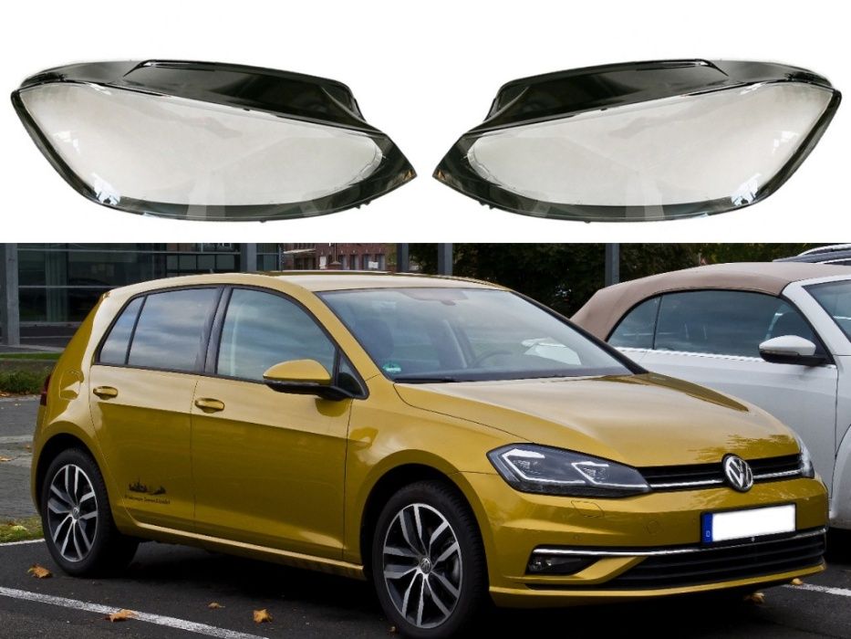 Комплект Стъкла за фарове на VW Golf 7 Facelift / VW Golf 4