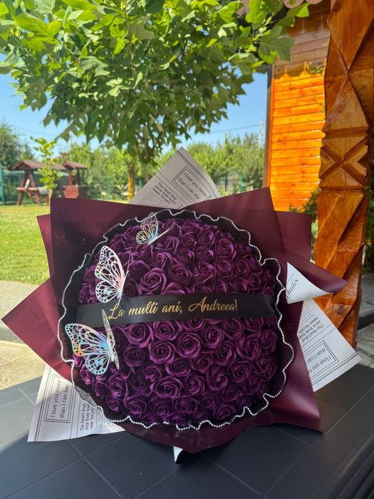 buchete trandafiri sapun flori aranjamente florale cadou personalizat