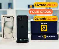 Iphone 15 128gb / 256gb / Stare ca Nou / Baterie 100% / Black / Seria9