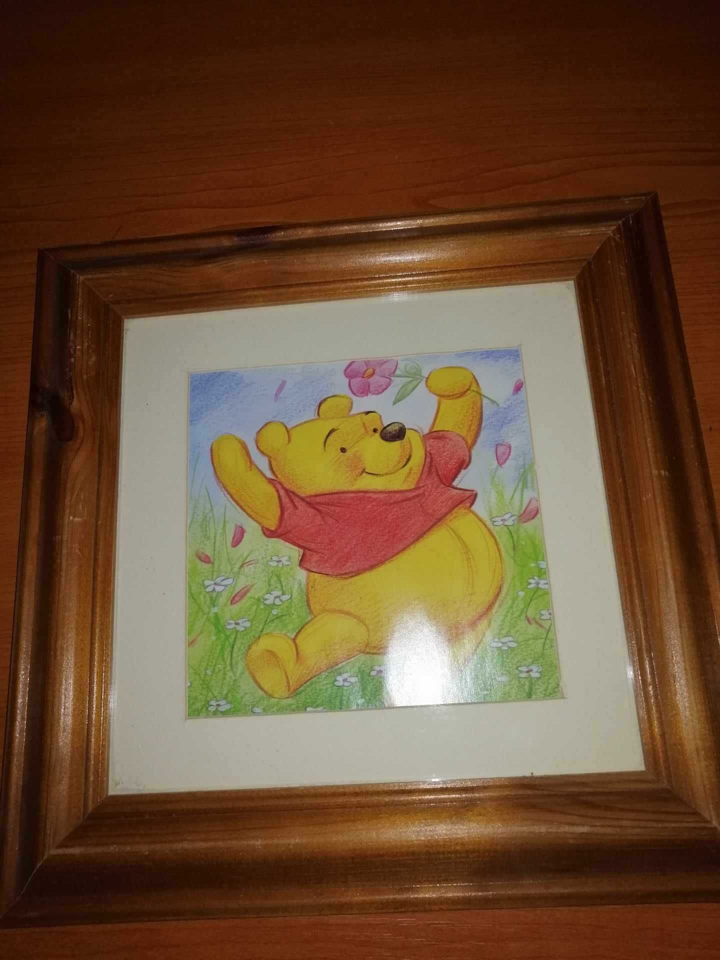 2x Tablou Ursuletul Winnie Puh pooh ilustratie art print Disney