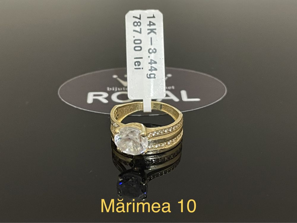 Bijuteria Royal CB : Inel dama aur 14k 3,44gr Marime 10