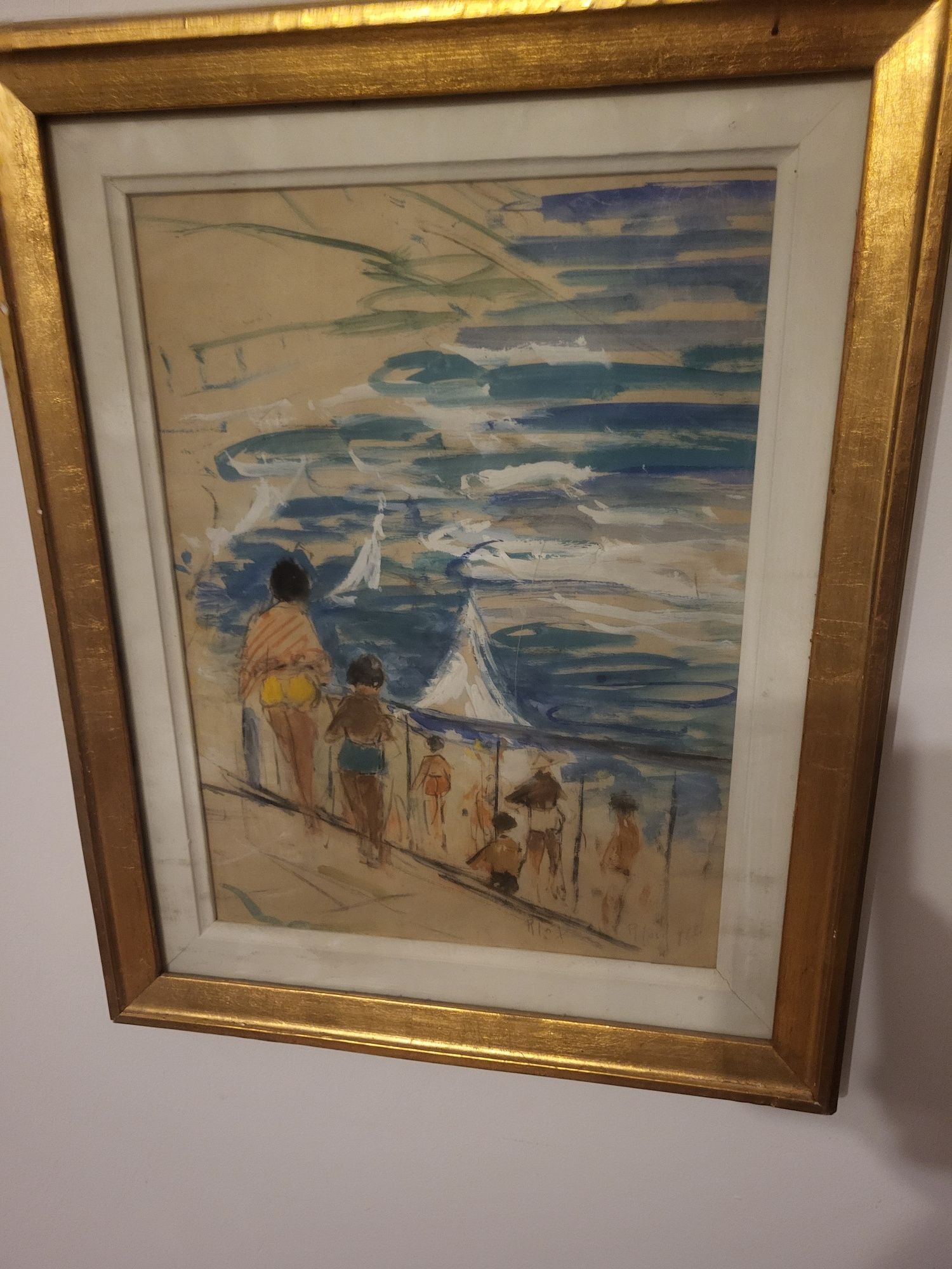 Pictura semnată Iosif Rosemblut