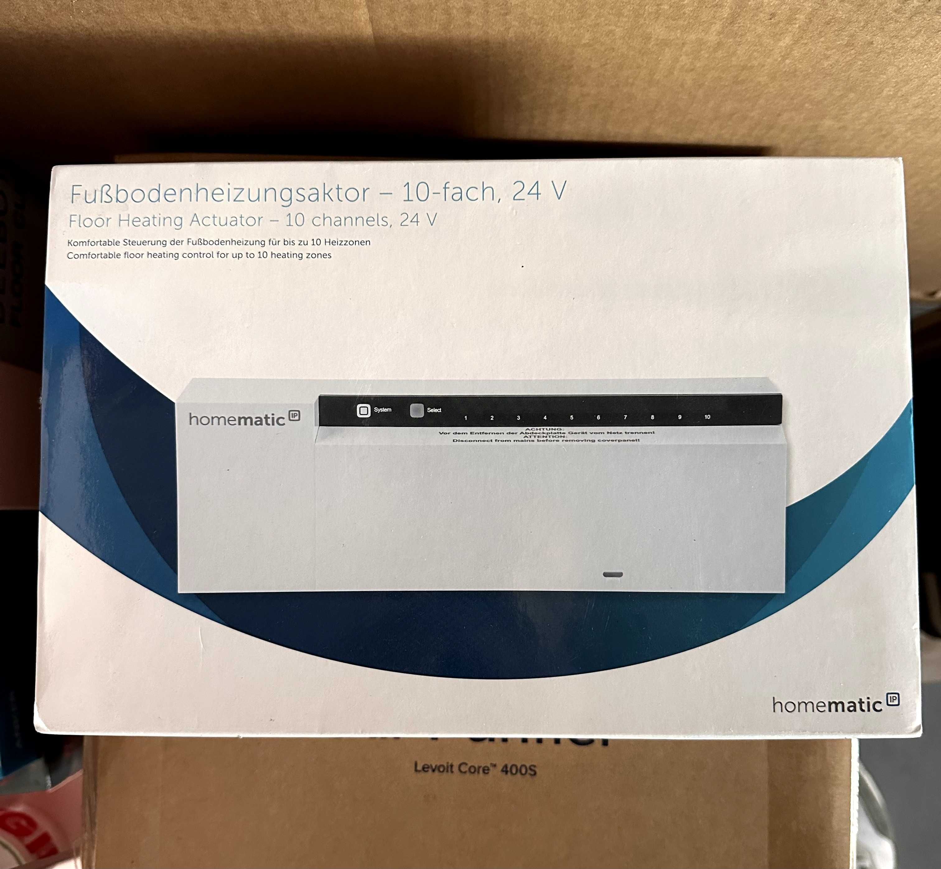 Actuator wireless incalzire in pardoseala 6 zone 24V Homematic IP HmIp