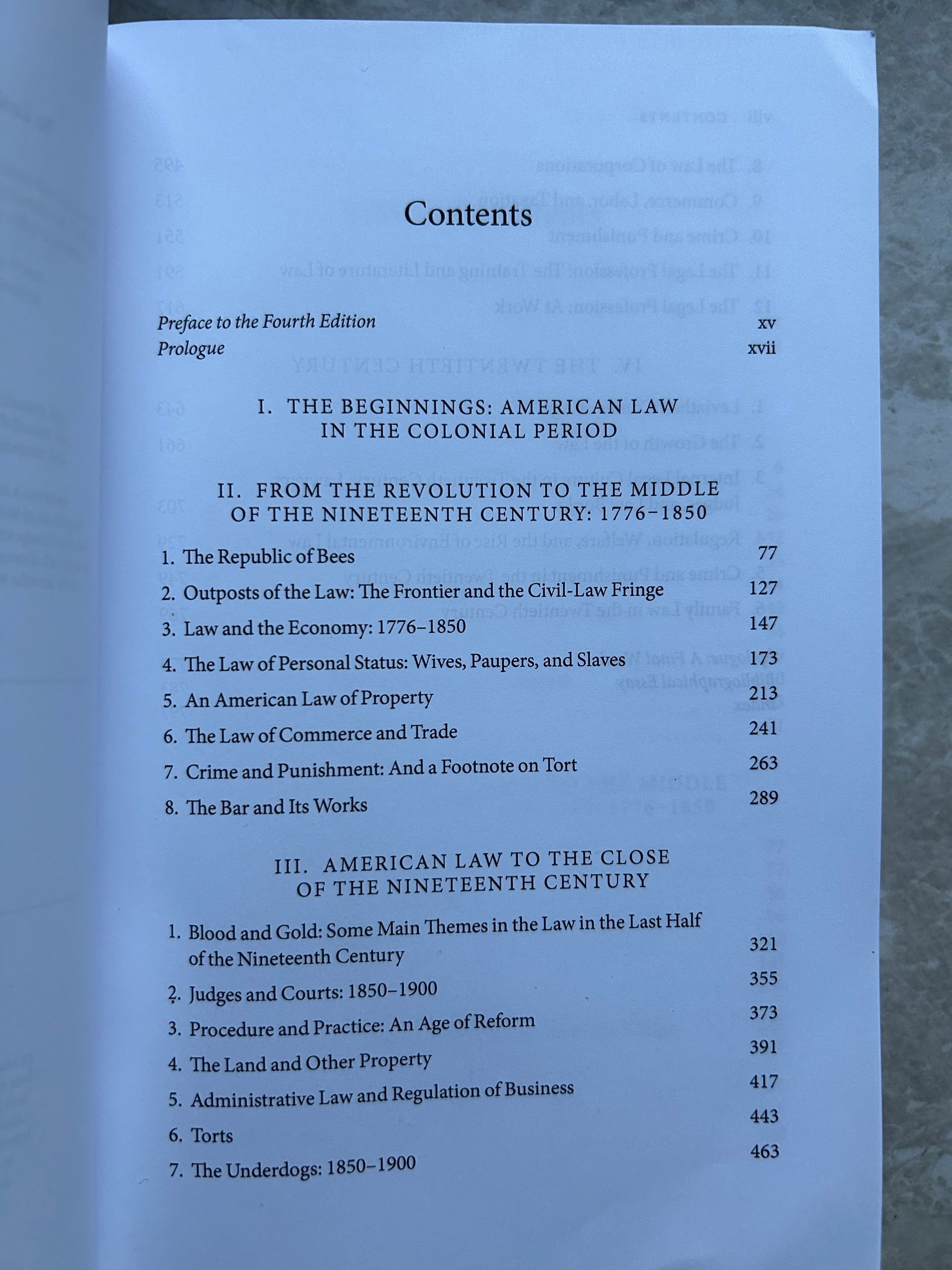 A History of American Law - История на американското право