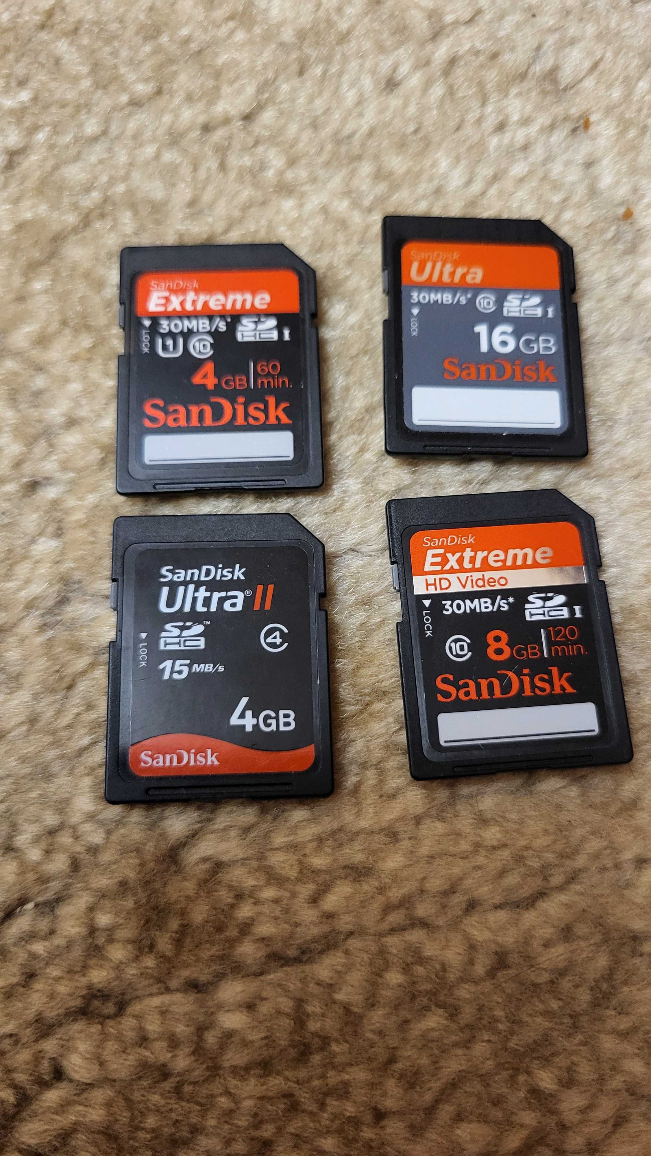 Carduri SD HS  ultra si extreme 4,8 si 16Gb