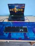 Laptop Asus Tuf f17 vine si cu un cooler rampage si  tastatura MeeTion