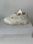 Jordan 4 Metallic Gold White  Air Nike 1