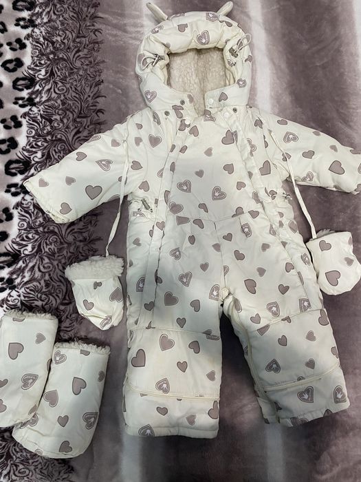 Зимние детские комбинезоны б/у