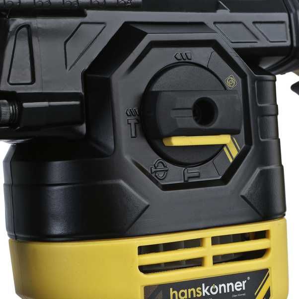 Перфоратор SDS Plus Hanskonner 1500Вт, 6Дж,4500Уд.м ONETWIST 3 Режима.
