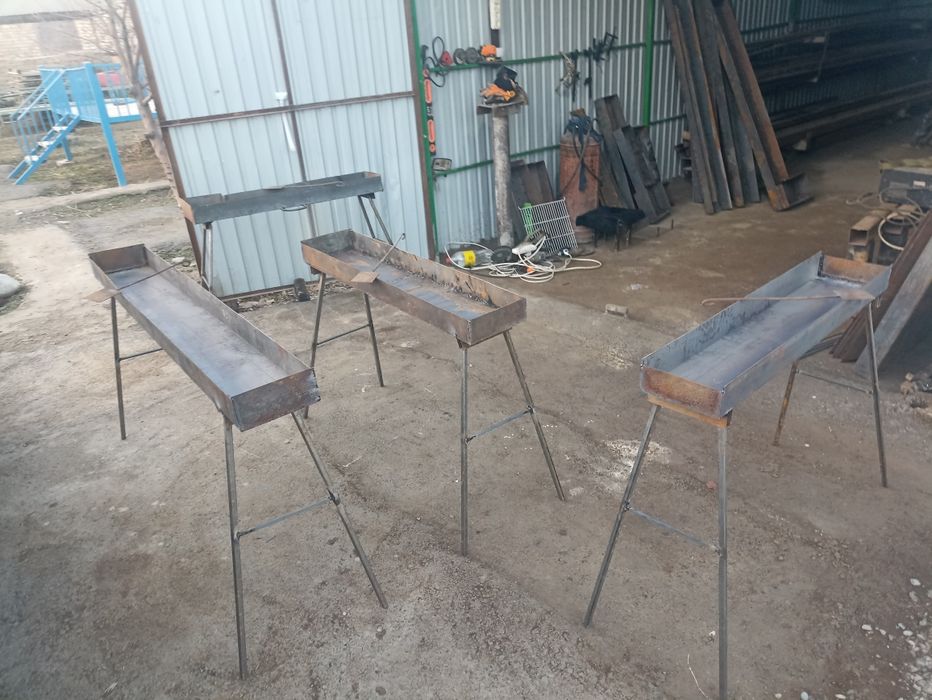 Мангалдар бар аяқтары жыйналмалы