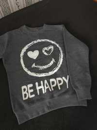 Блуза с надпис Be Happy