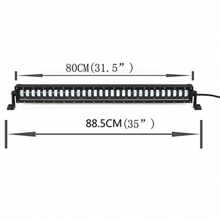 9D 88 СМ 600W Off-Road LED BAR с лупи Hi/Lo Къси и Дълги Светлини