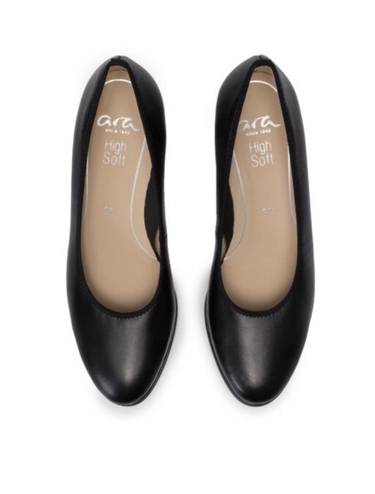 Pantofi cu toc ARA - Piele Naturala foarte calitativa Negri Clasici 38