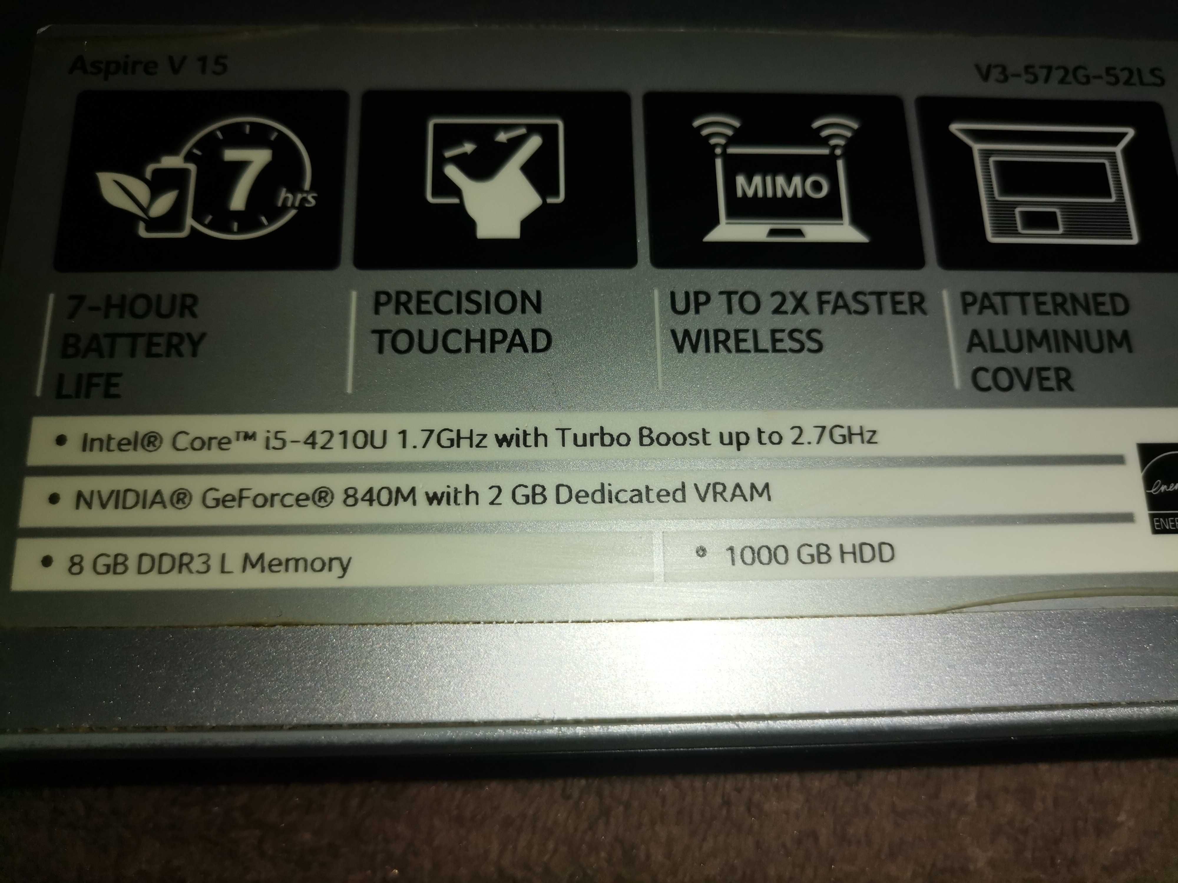 Acer Aspire V3-572G (Full HD)