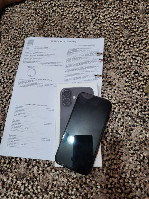 Iphone 16 full box 128 gb