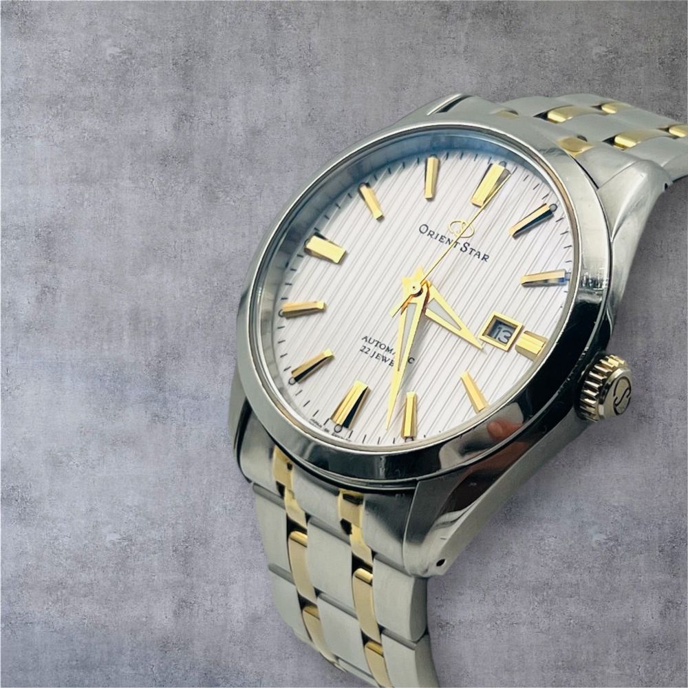 ORIENT STAR Standard-Date Collection Automatic White Dial Two Tone