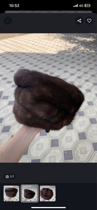 Продам норковую шапку
