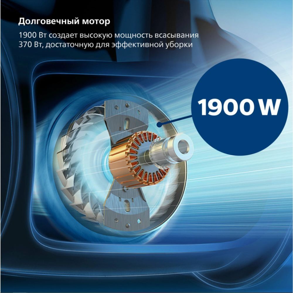 Пылесос Philips FC9352/01, синий