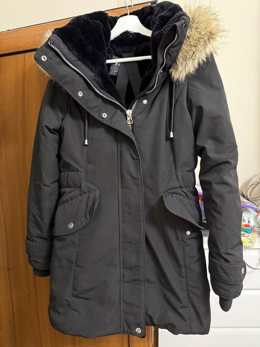 Зимно яке черно Зара