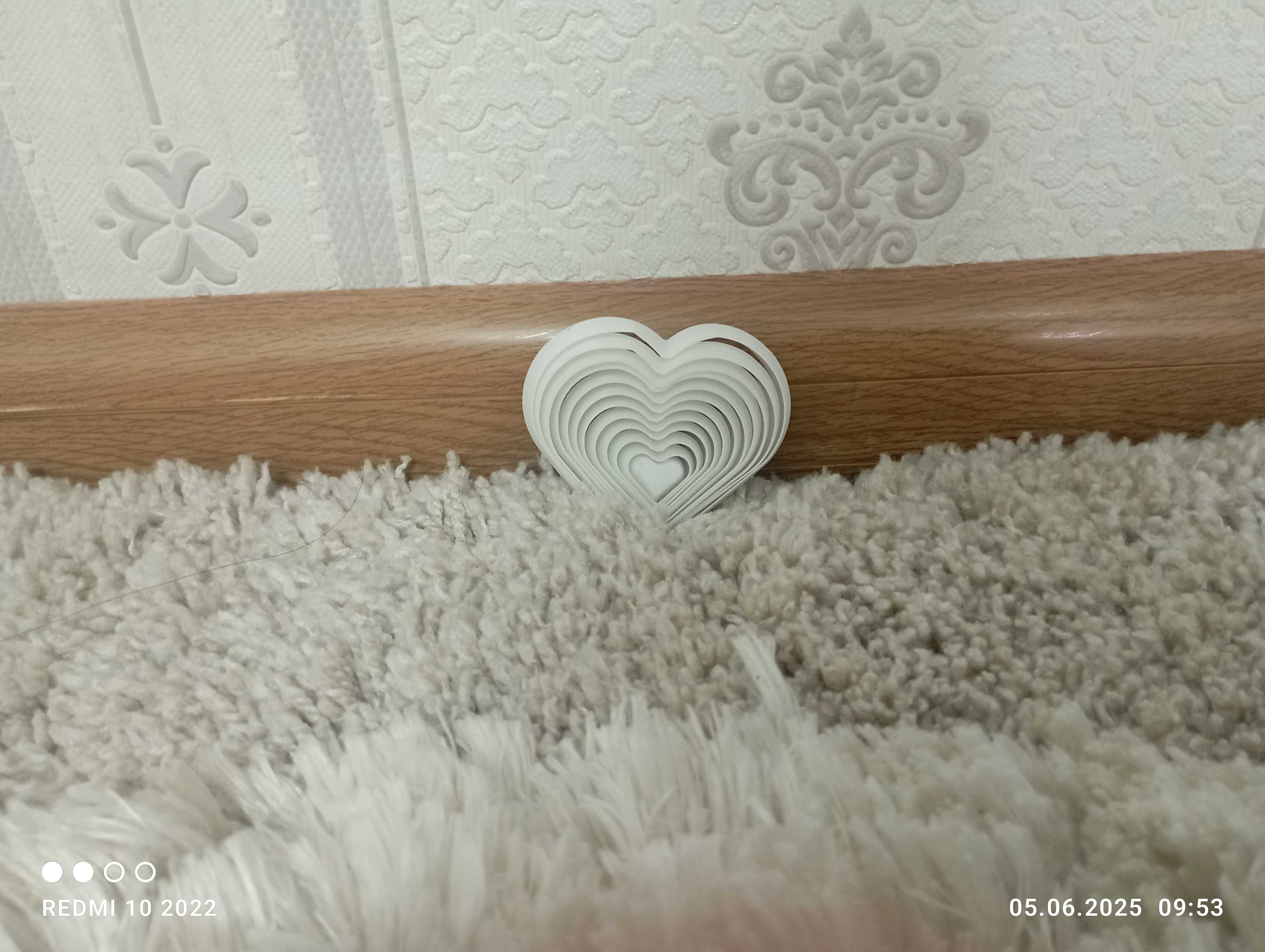 Сердечка из принтера