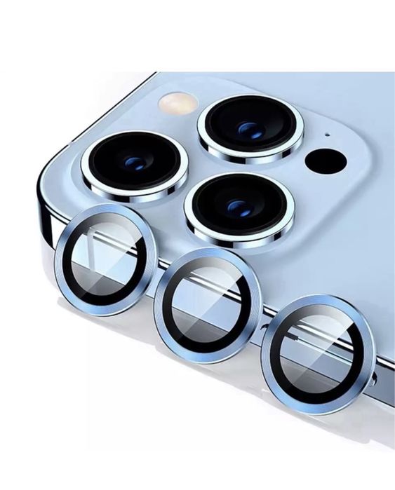 Iphone 13/14/15/16/17PRO/MAX PLUS AIR Protectie/Folie Camera CercMetal