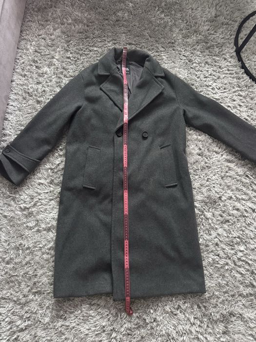 Дамско сиво палто ZARA