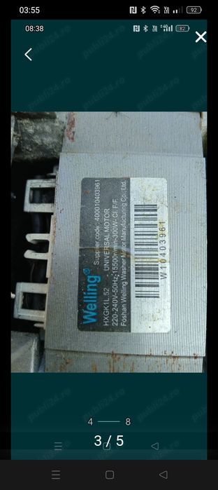 Motor Whirlpool awsx 63213