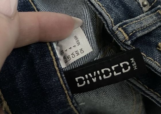 Blugi evazați cu talie înaltă H&M