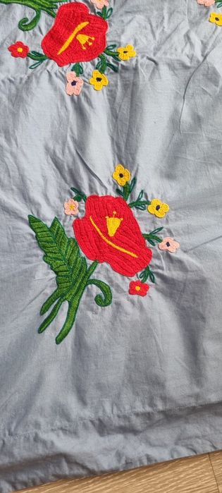 Fata de perna cusuta manual / traditionala