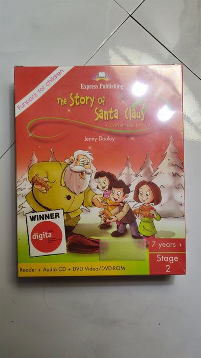 The Story of Santa Claus Funpack for CHildren Jenny Dooley CD DVD