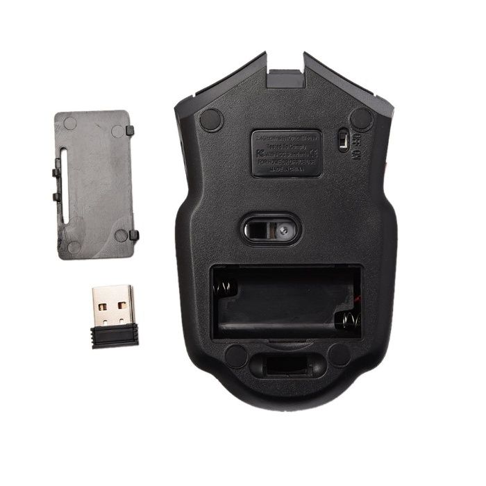 Геймърска 2.4Ghz безжична мишка и USB приемник за лаптоп и компютър