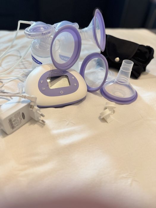 Pompa de san electrica 2in1, Lansinoh + geanta cadou