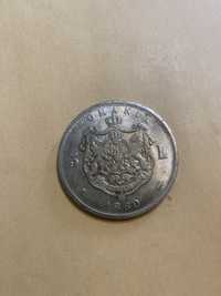 Moneda argint 5 lei Carol I