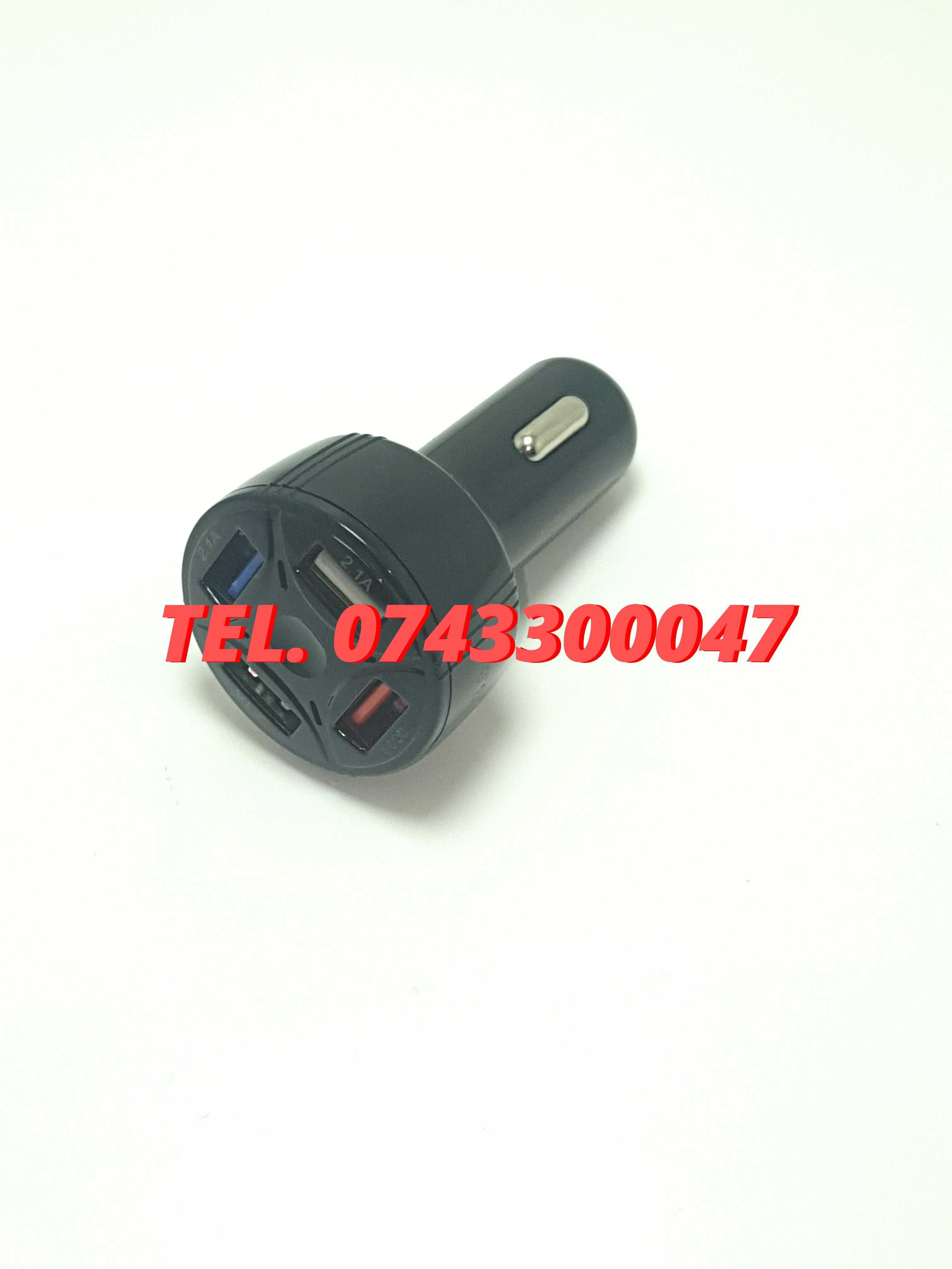 Superfastcharge Incarcator Auto Cu Patru Porturi Usb Partycharge