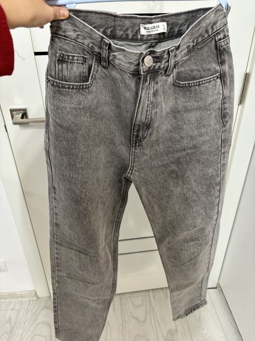 blugi gri femei pull&bear