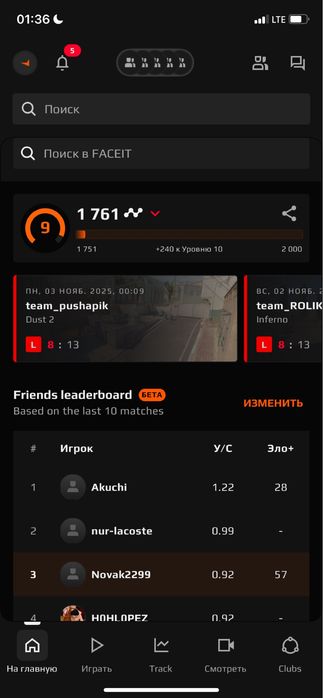Faceit аккаунт 9 лвл