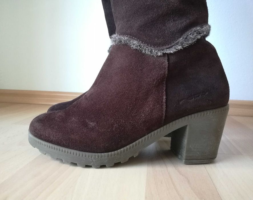Зимни ботуши от естествен велур 38-ми номер
