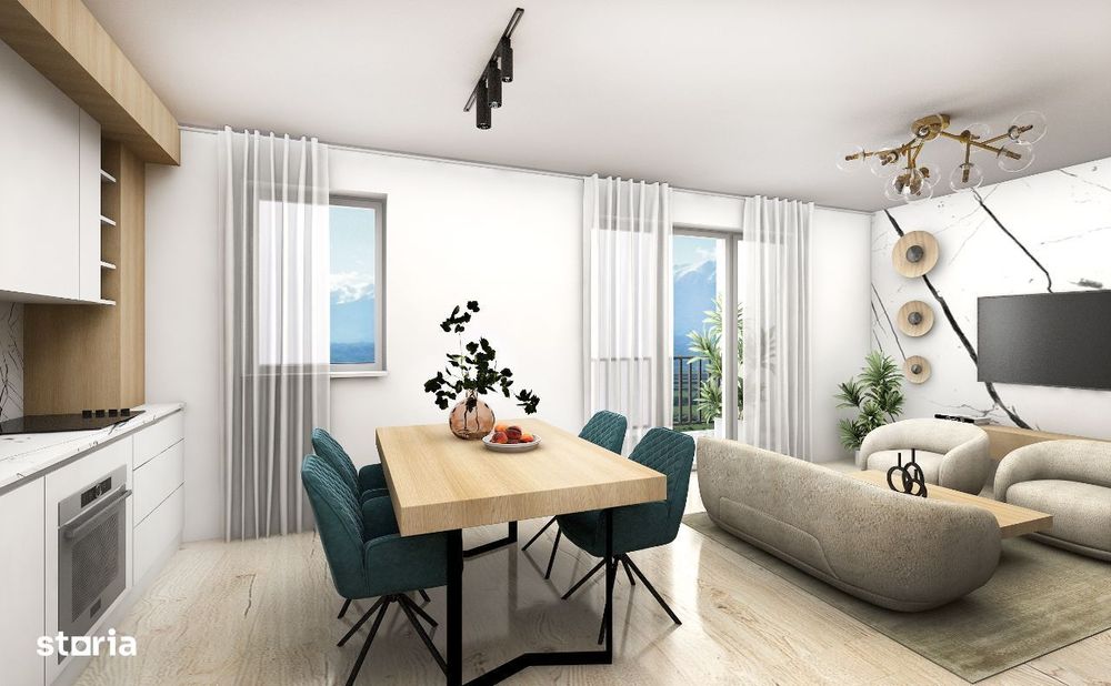 Intabulat - Ap. 3 camere finisat la cheie, str. D-na Stanca, Orhideea