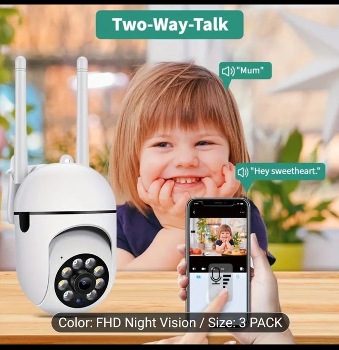Set 3 camere hd wireless