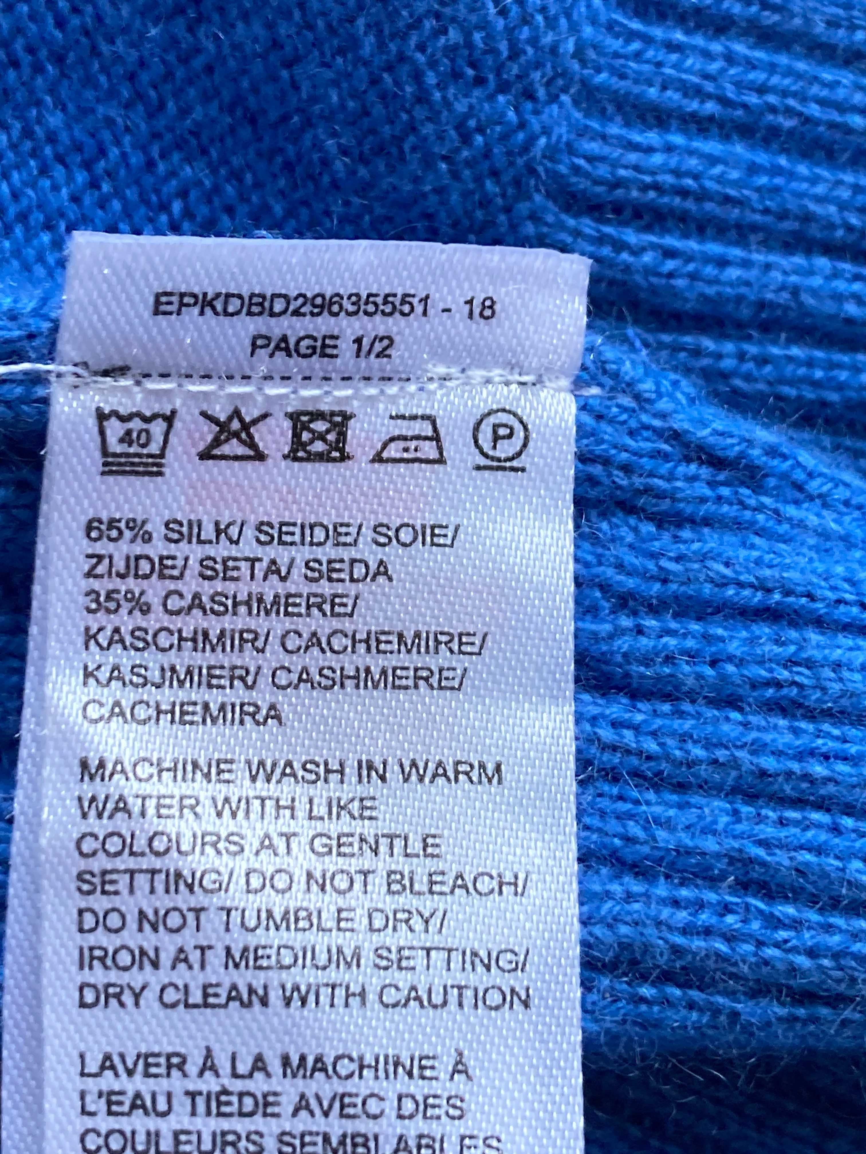 Adagio Cashmere Silk кашмир и коприна жилетка кашмирен пуловер 42