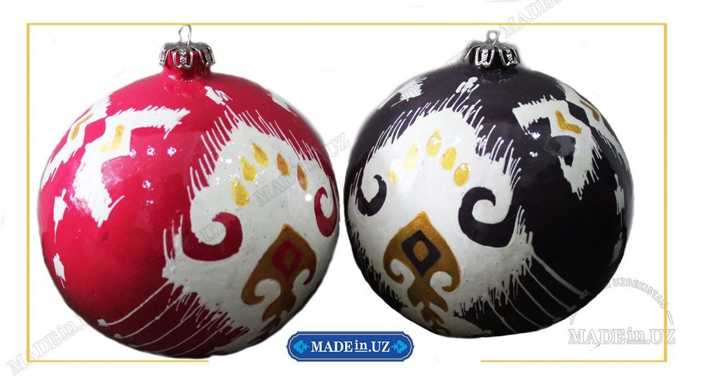 Елочные игрушки ручной росписи