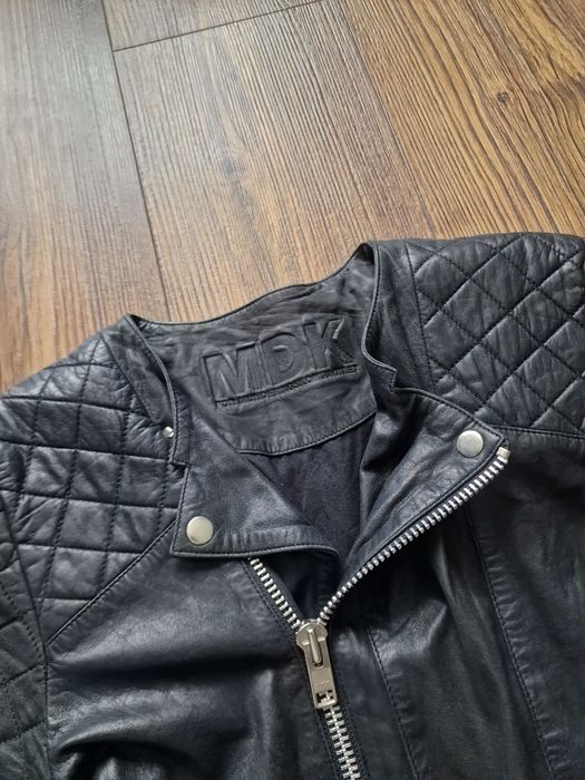 Страхотно дамско кожено  яке MDK  размер 38 , естествена кожа