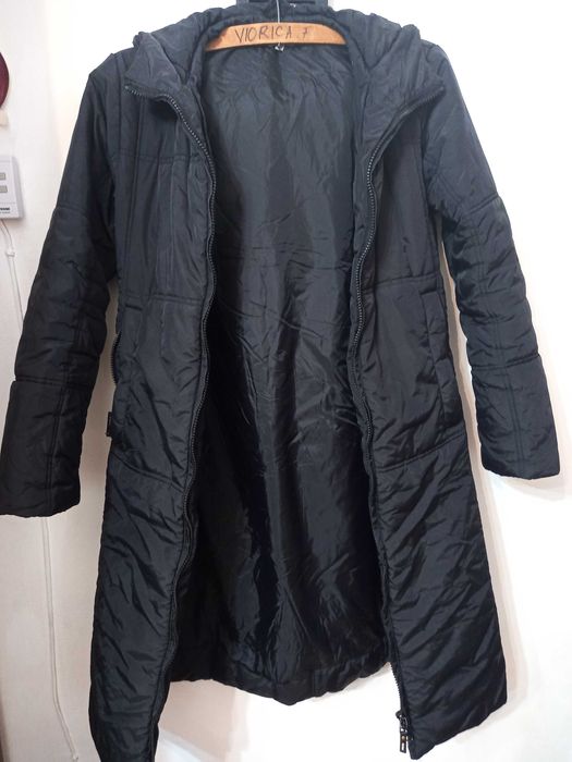 Geaca lunga dama Naf Naf, marime S